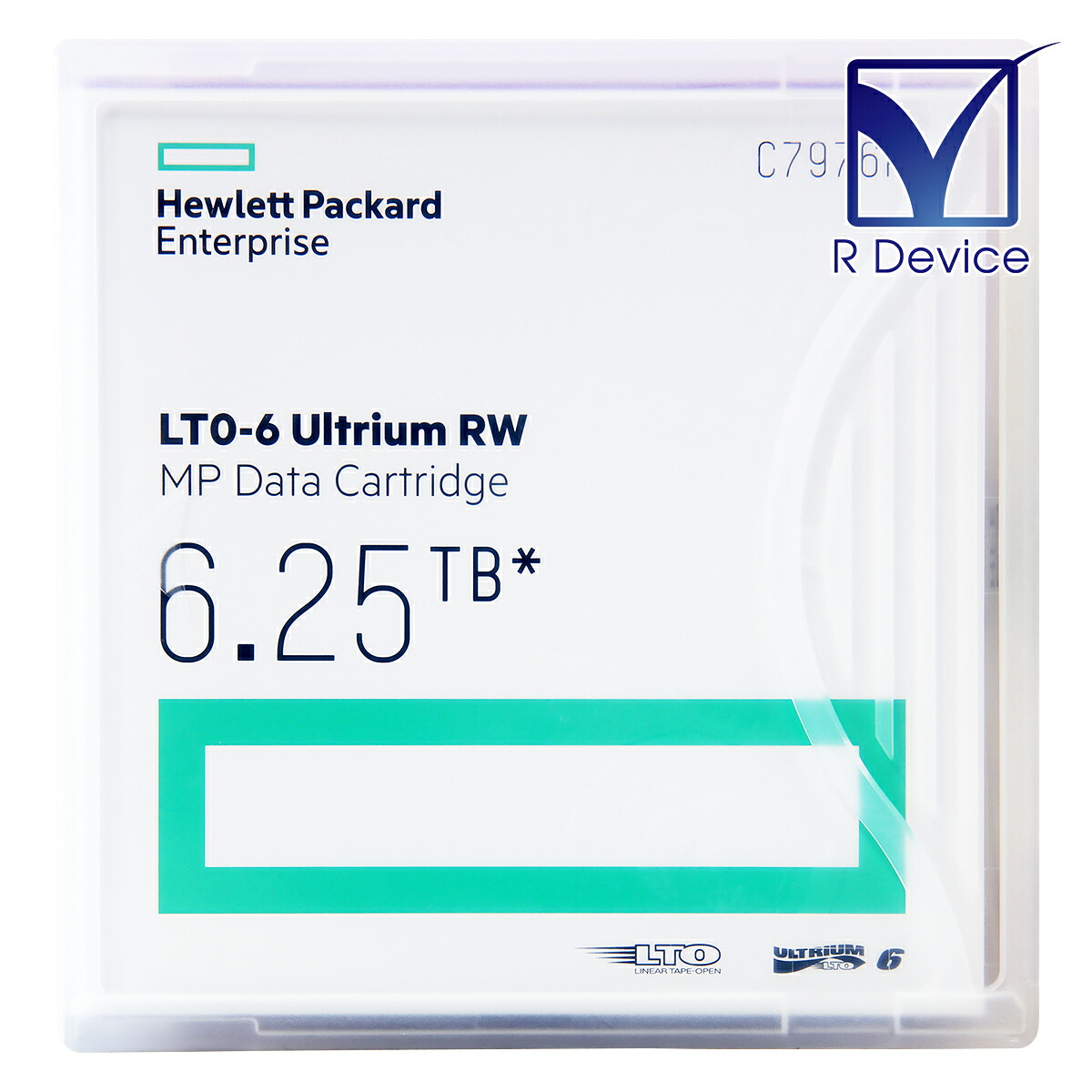 C7976A Hewlett Packard Enterprise LTO-6 Ultrium 6.25結核症 RW 資料薬莢 1本【未開封品】