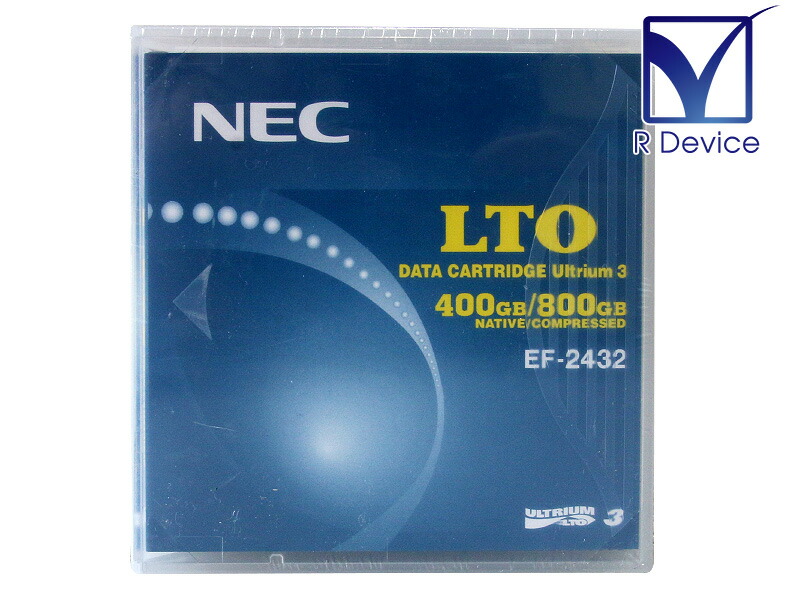 【楽天市場】EF2432 NEC Fielding LTO データカートリッジ LTO3 Ultrium 1巻【未開封品】：アールデバイス