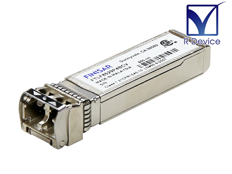 FTLF8529P4BCV Finisar Corporation トランシーバモジュール 850nm SFP+ LCデュプレックス【中古】