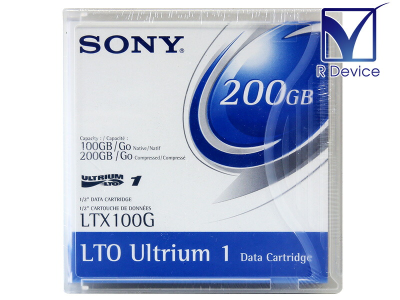 LTX100GR Sony Corporation LTO Ultrium 1 データカートリッジ 100GB 200GB 1巻