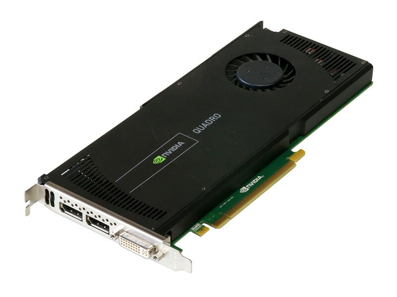 Dell Quadro 4000 2.0GB Dual Link DVI-I/DisplayPort *2 PCI Express 2.0 x16 0731Y3【中古グラフィックゲーム盤】 グラフィックボード-PCパーツ