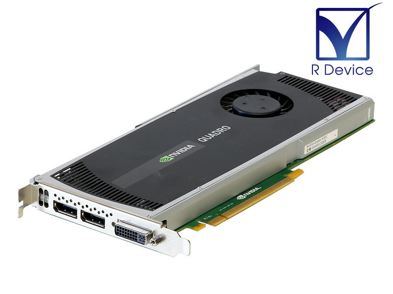 Dell Quadro 4000 2048MB Dual-Link DVI-I/DisplayPort *2 PCI Express x16 DP/N 038XNM【中古グラフィックゲーム盤】