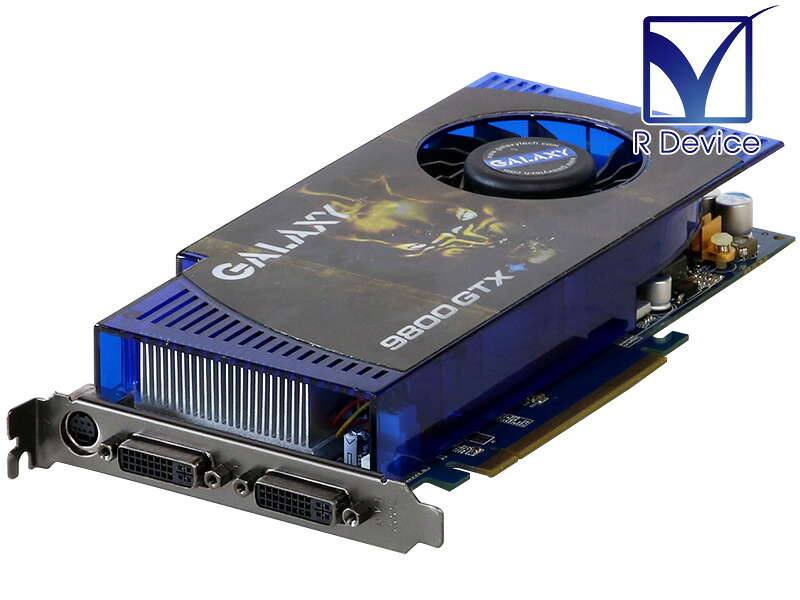 Galaxy Microsystems GeForce 9800 GTX+ 512MB TV-out/DVI-I *2 PCI Express 2.0 x16【中古グラフィックボード】