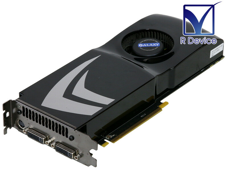 Galaxy Microsystems GeForce 9800 GTX 512MB DVI *2/TV-Out PCI Express 2.0 x16 GF P98GTX/512D3【中古グラフィックボード】
