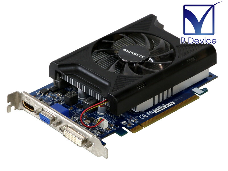 GIGA-BYTE Technology GeForce GT 240 1024MB HDMI/D-Sub 15pin/DVI-I PCI Express 2.0 x16 GV-N240D3-1GI【中古グラフィックボード】