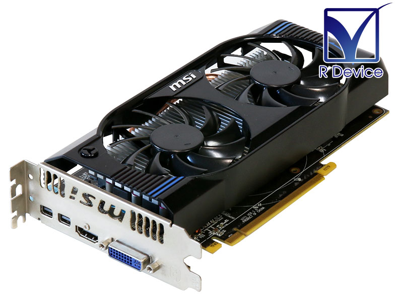MSI Radeon HD 7770 1GB Mini DisplayPort *2/HDMI/DL-DVI-I PCI Express 3.0 x16 R7770-2PMD1GD5 OC【中古グラフィックボード】
