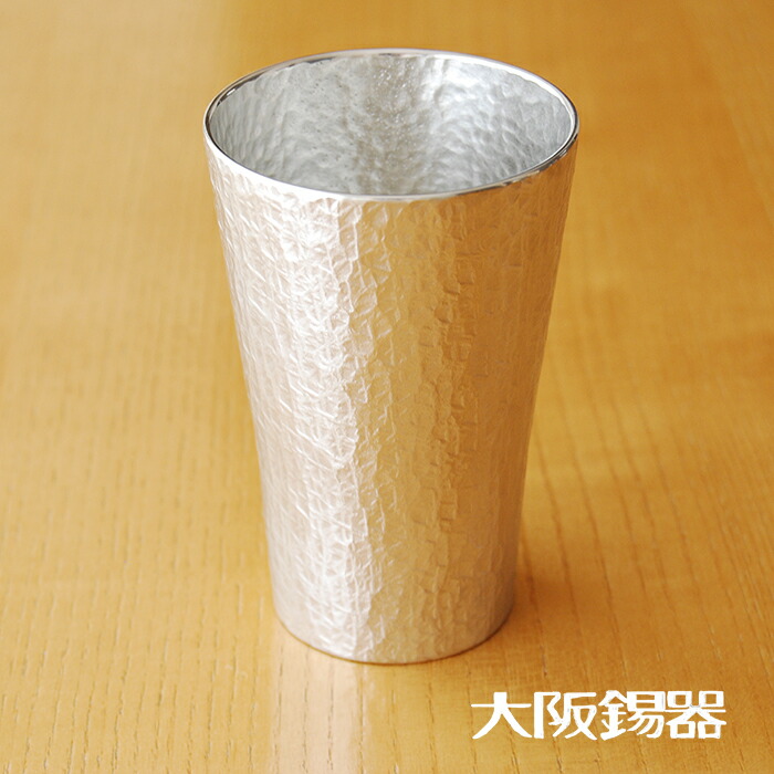 三越　錫器 楽天市場】大阪錫器 タンブラー 六花 オールド 錫製品 錫製