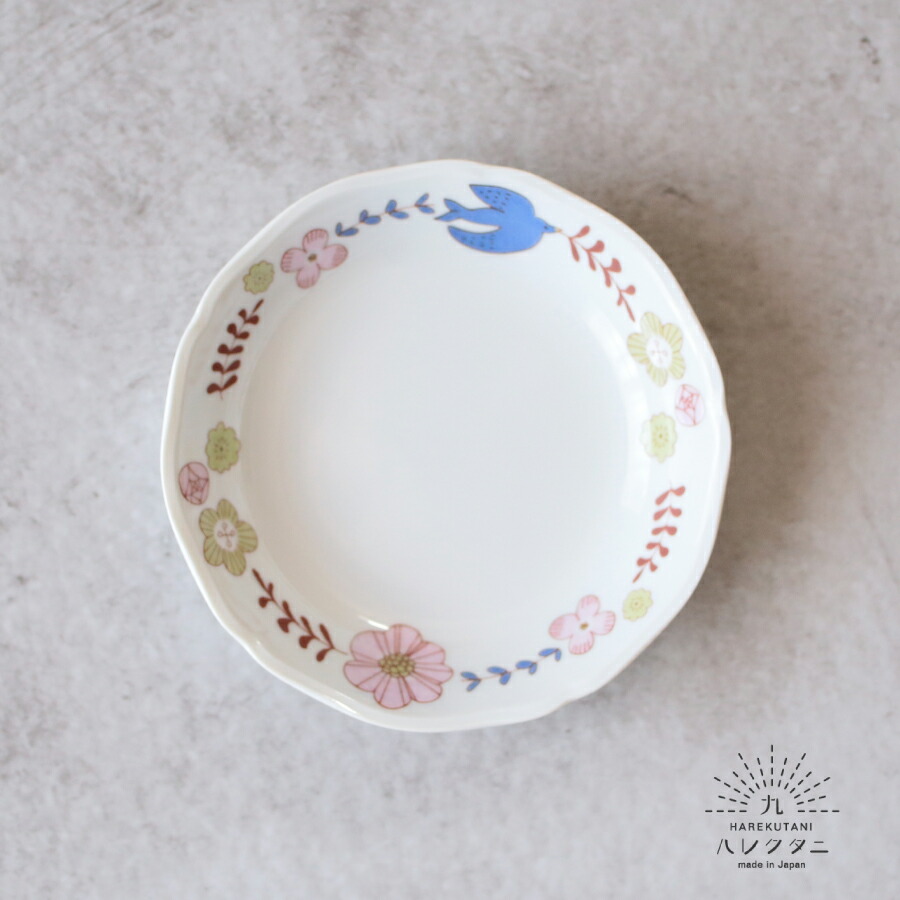 楽天市場】ハレクタニ 花と鳥プレート［ピンク］九谷焼 誕生日