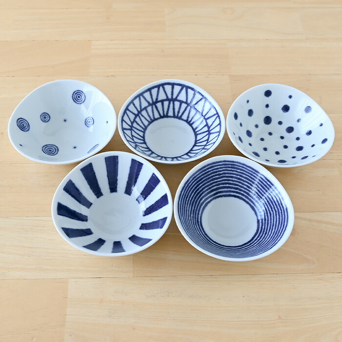 楽天市場】波佐見焼 藍丸紋 軽量取鉢セット 小鉢 セット 和食器