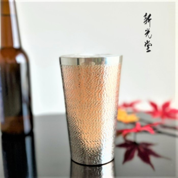 銅製 タンブラーPINK COPPER 中 br-302pc 銅 タンブラー 銅製品 新光堂 ビールグラス ビアグラス クラフトビール おしゃれ すず 誕生日プレゼント お餞別 退職祝 父の日 敬老の日 錫 送料無料 伝統工芸・ 陶器の和遊感|和遊感 店