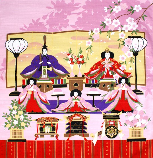 楽天市場】ひなまつり BIG 刺繍 タペストリー[ひな祭り LLサイズ