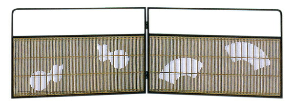 楽天市場】枕屏風 金潜紙 竹に雀(裏側・新紗織) 送料無料 二曲 2曲