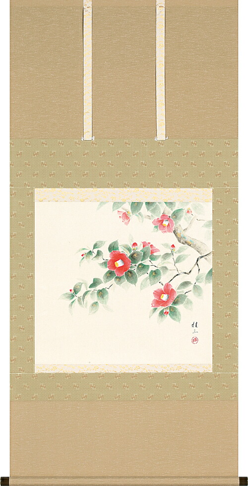 楽天市場】掛け軸 掛軸（かけじく） 秋草（北沢 利輝） 全国送料無料