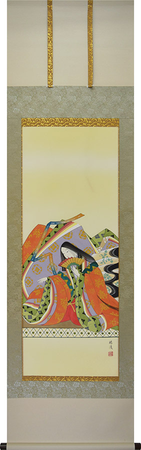 掛け軸　紫式部　美品　瑕疵無し 人気商品 - 掛け軸（掛軸）販売通販なら掛け軸総本家