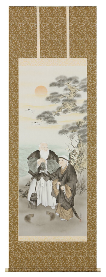 楽天市場】掛け軸 掛軸（かけじく）奥入瀬（野川 観）全国送料無料無料