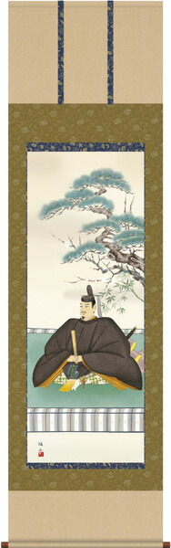 掛け軸 掛軸(かけじく)販売専門店<br>天神（奥居 佑山）<br>端午の節句 こどもの日 初節句 お正月 天神様 全国送料無料無料 代引き手数料無料 <br>受注後生産商品