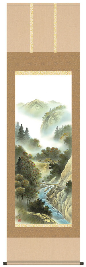 楽天市場】掛け軸 掛軸（かけじく）四季賞翫 冬 厳岳深閑（伊藤