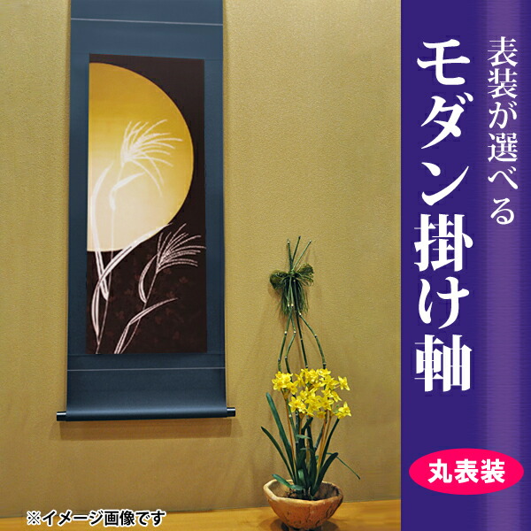 掛け軸 掛軸 かけじく 今めかしい掛け軸 月見金面表装タイプライター タペストリー鋭敏で飾れるモダンな掛け軸表装裂は 型からおお好で選べます お月見 什五夜半 秋期 すすき 受注後嗣栽培商売物 Colegiovictorhugo Cl
