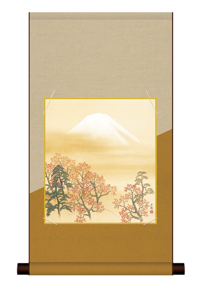 色紙掛け 横山大観 日本心神 紙色セット 平安純綿デザイン色紙掛 受注生産品