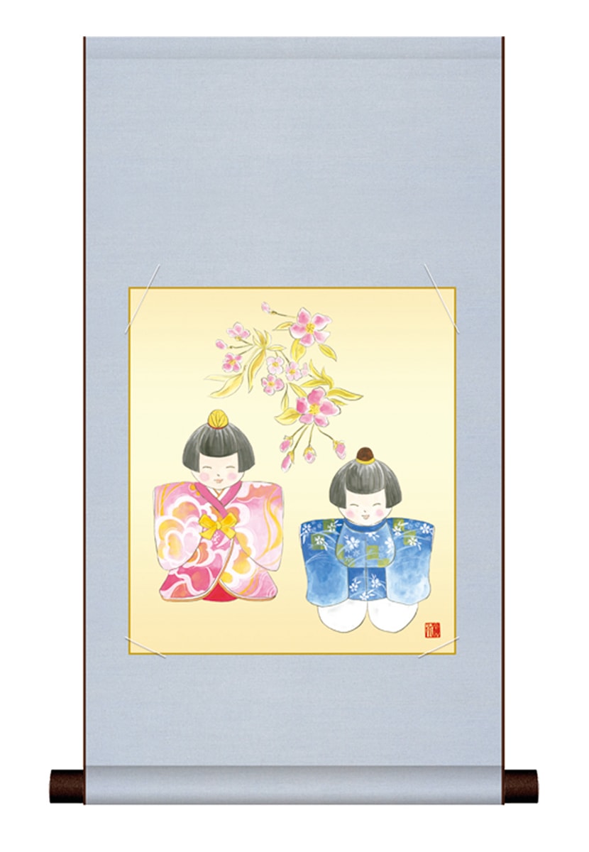 楽天市場】色紙 掛け軸セット 幸福游鯉 森山観月作縁起物 開運