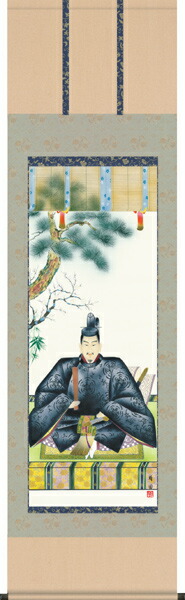 掛け軸 掛軸（かけじく）<br>天神（奥村 精園）<br>端午の節句 こどもの日 初節句 お正月 天神様 全国送料無料無料 代引き手数料無料 <br>受注後生産商品
