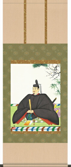 天神の掛け軸／お子様の初節句に　受験合格祈願に学問の神　尺五　風鎮・品質保証付き　送料無料 天神の掛け軸 お子様の初節句に 受験合格祈願に学問の神 尺五