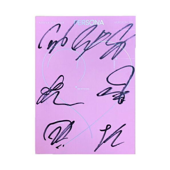 送料無料/直筆サイン入り】BTS 防弾少年団 [MAP OF THE SOUL : PERSONA 