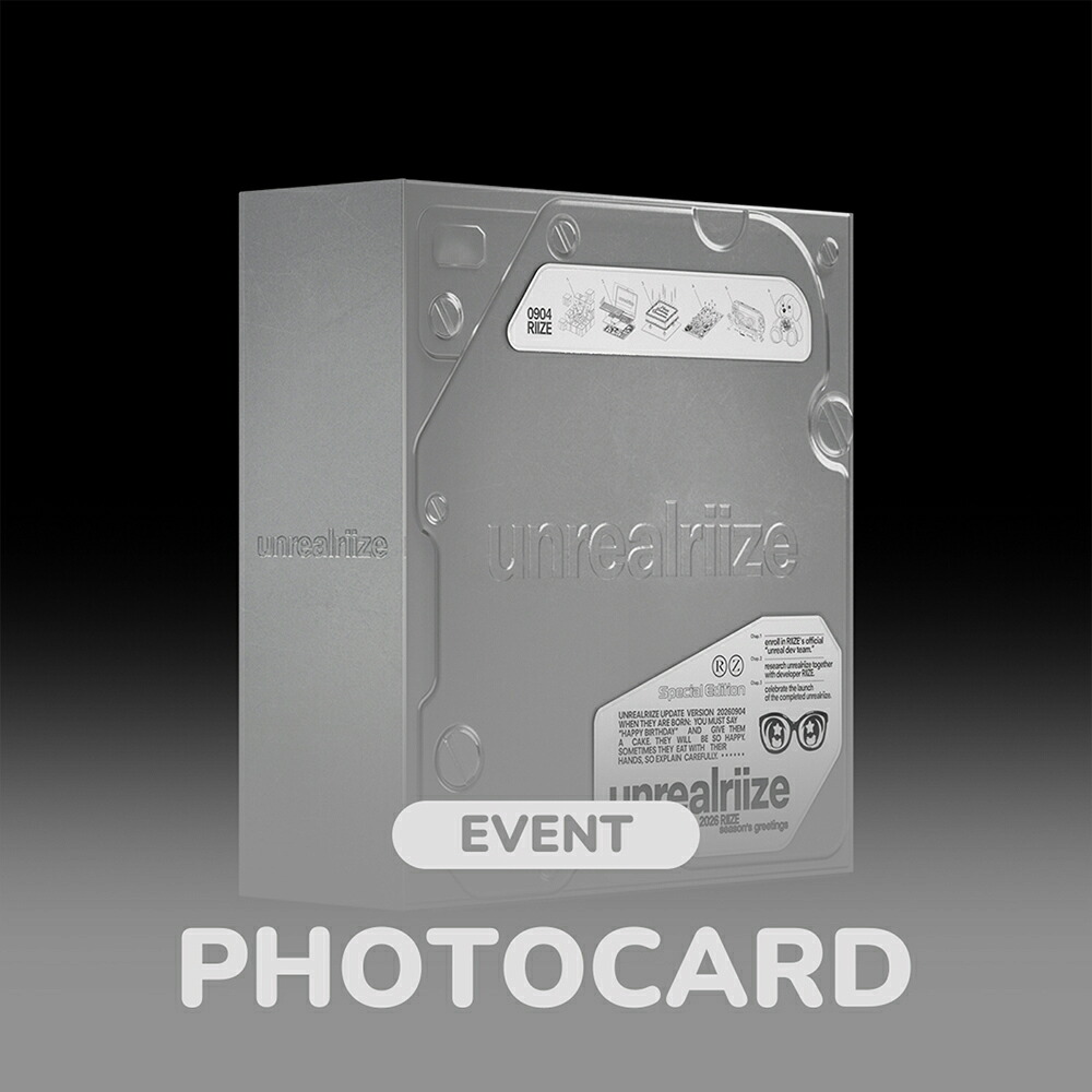 RIIZE ライズ 2026 SEASON'S GREETINGS (SPECIAL EDITION) シーグリ シーズングリーティング EVENT withmuu特典 フォトカードセット付き 数量限定 SM 公式