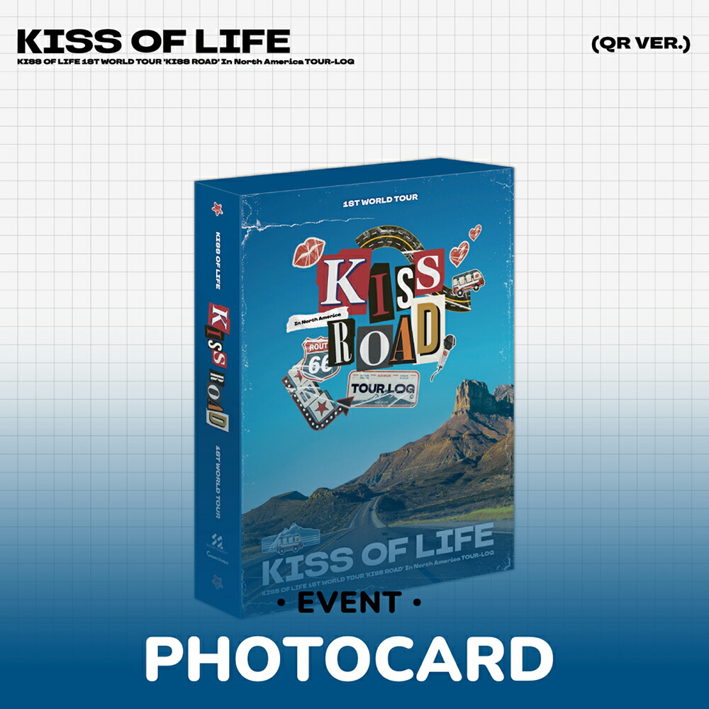 楽天市場】KISS OF LIFE - 1ST WORLD TOUR KISS ROAD In North