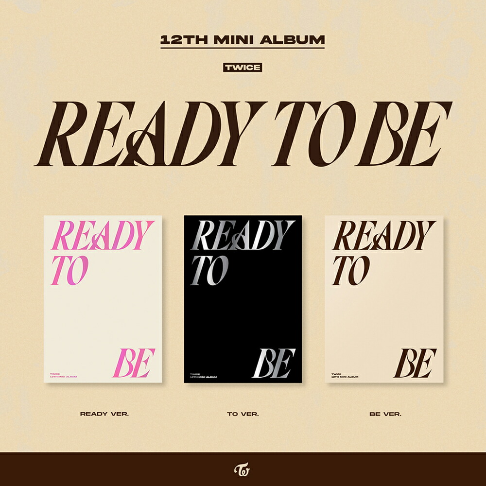 楽天市場】TWICE READY TO BE / 12TH MINI ALBUM 全3種中1種