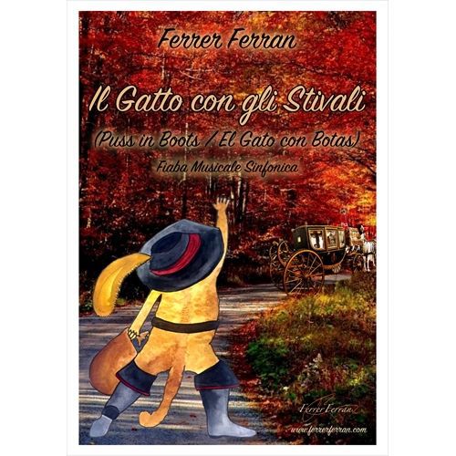 限定版 長ぐつをはいたネコ 楽譜 吹奏楽 フルスコアのみ 作曲 フェレール フェラン Igie 016