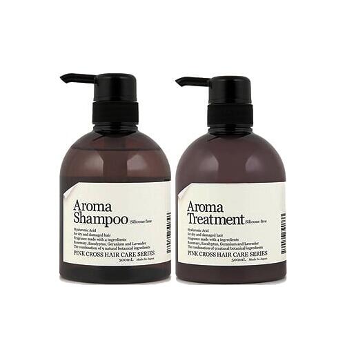 楽天市場 アロマシャンプー 500ml ハーブの香り ピンククロス ノンシリコン サロン専売品 Pink Cross ピンククロス