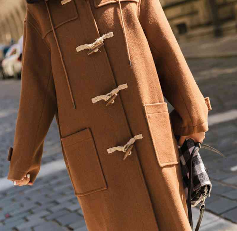 楽天市場】ダッフルコート レディース ミドルダッフルコート ロング