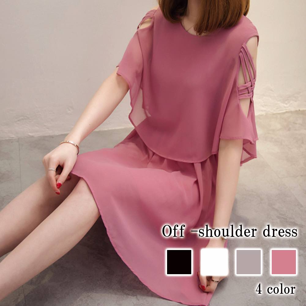 楽天市場】ワンピース レディース Vネックフレアワンピース 人気