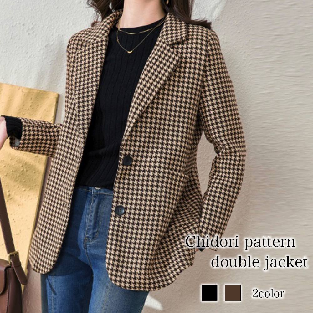 BURBERRY LONDON 麻100% 千鳥柄　トレンチ　コート　ジャケット 4273F973-67C4-4E7F-B14D-