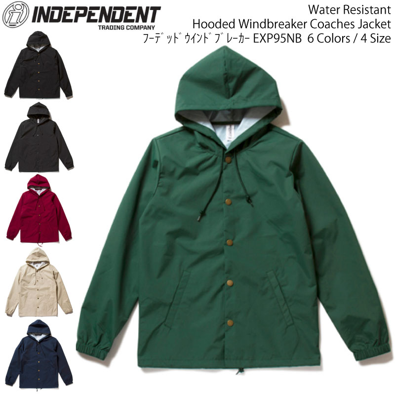 楽天市場】フード付きコーチジャケット【INDEPENDENT TRADING