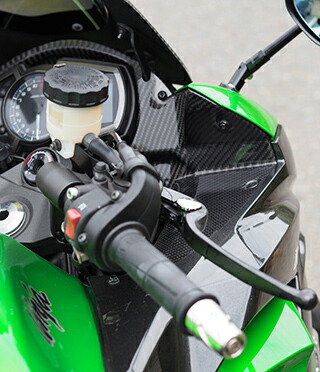 楽天市場】マジカルレーシング タンクエンド 綾織カーボン 18-Ninja400