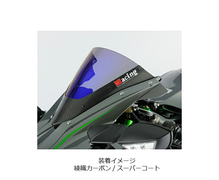 Ninja H2 カーボントリムスクリーン　カーボン綾織/スモーク｜WEB SAILING