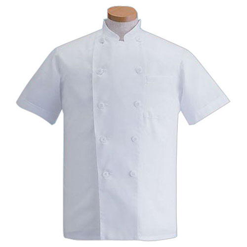 サマーコックコート 半袖 ホワイト 白 LL KD-462 サーヴォ サンペックスイスト 業務用 ユニフォーム 制服 4,676円