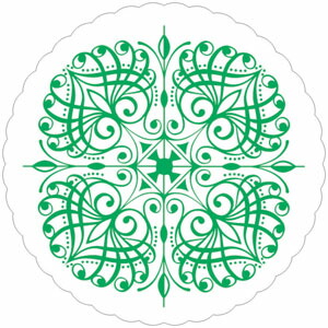 楽天市場】サントリーマーケティング 和柄コースター 丸型 麻の葉(青