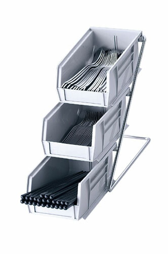 SA 18-8 デラックス オーガナイザー 3段2列（6ヶ入） 300×550×350mm キャメル