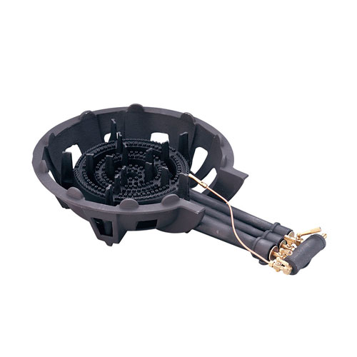 大栄産業 鋳物コンロ DE-30n 三重 パイロット付 LPガス｜Webby 23,659円