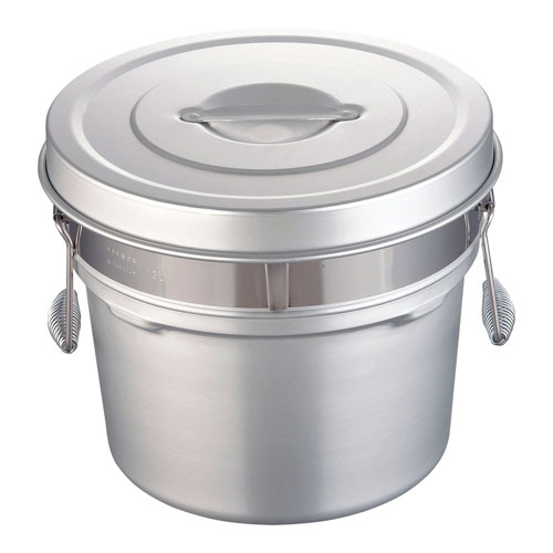 アルマイト段付二重食缶 248R（12l）