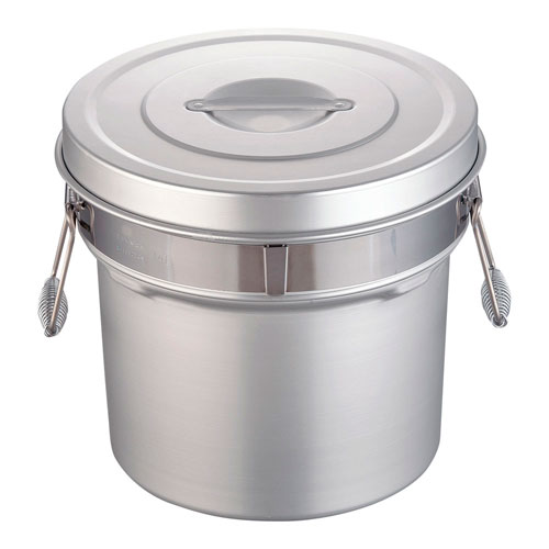 アルマイト段付二重食缶 249R（14l）｜Webby