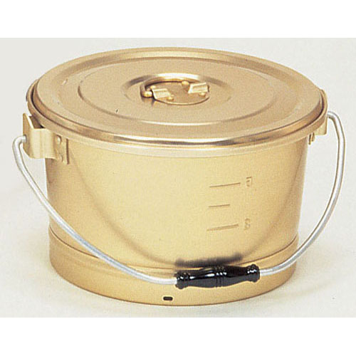 しゅう酸 丸型一重食缶 にぎり1ヶ付 213-BG 10L