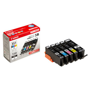 キヤノン Canon インクタンク BCI-351XL+350XL/5MP BCI-351XL+350XL/5MP