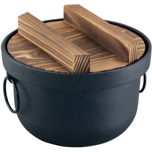 楽天市場】長水 遠赤 石焼釜 石蓋付 補強リング無 22cm : Webby