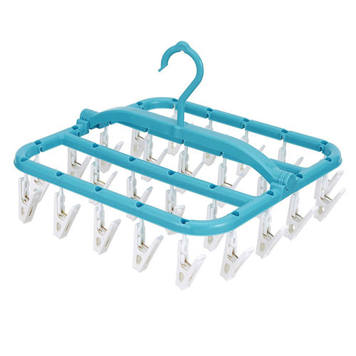 楽天市場】スーパー小物まとめ干しハンガー【26ピンチ】 レック