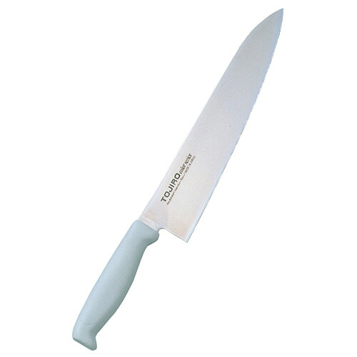 藤次郎 トウジロウ カラー庖丁 牛刀 27cm 白 F-128W 牛刀 270mm 包丁 万能包丁 キッチン 調理器具 肉調理 魚調理 柄 ホワイト