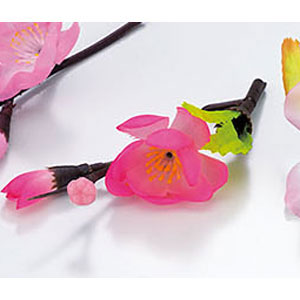 ヤマコー 四季の花ごよみ 桃 100ケ入 64330